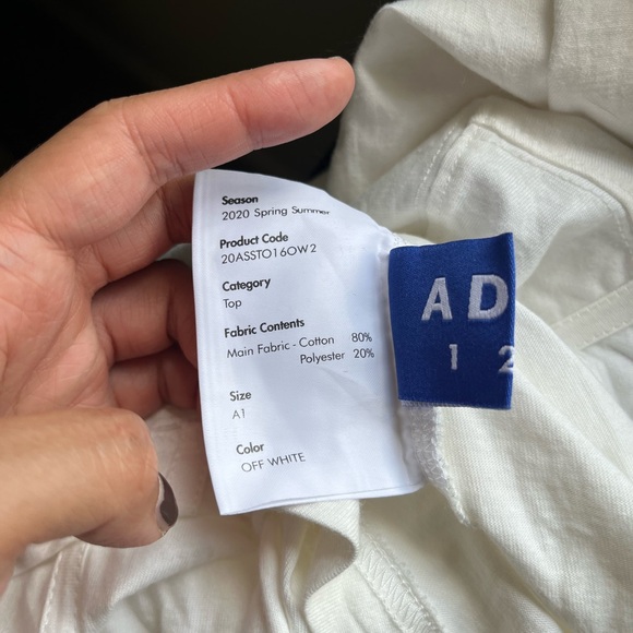 AderError white tee size 3 - Picture 9 of 12